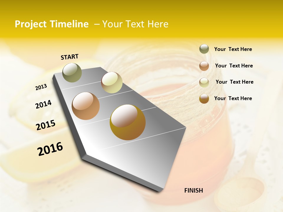 Decoration White Drop PowerPoint Template