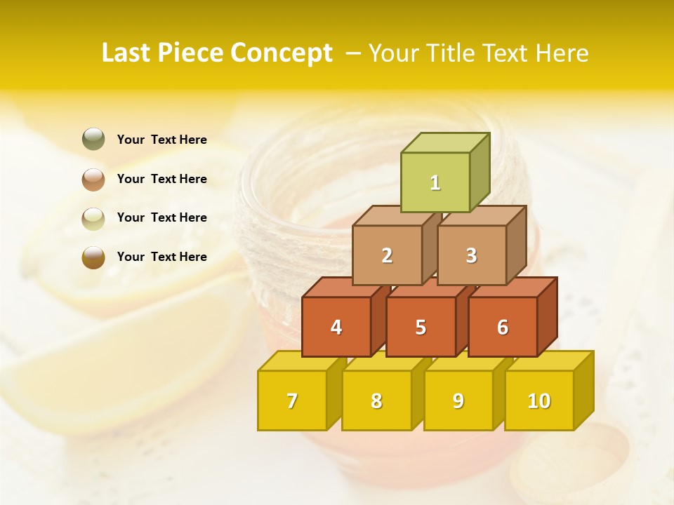 Decoration White Drop PowerPoint Template