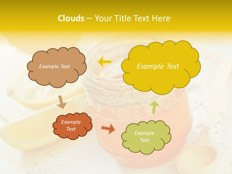 Decoration White Drop PowerPoint Template