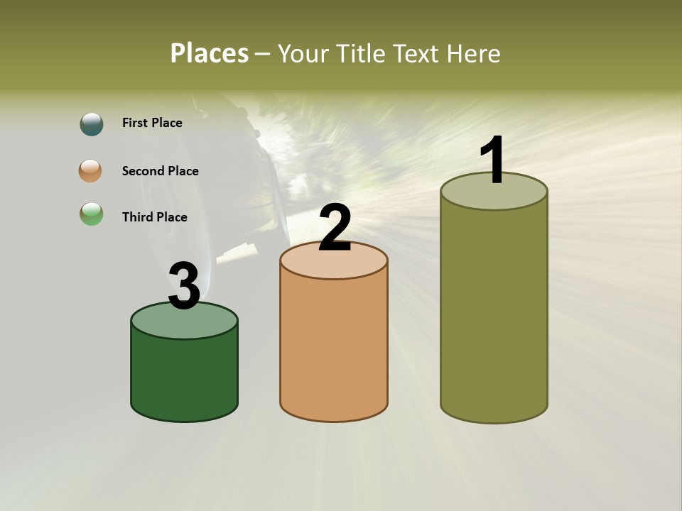 Transport Technology Race PowerPoint Template