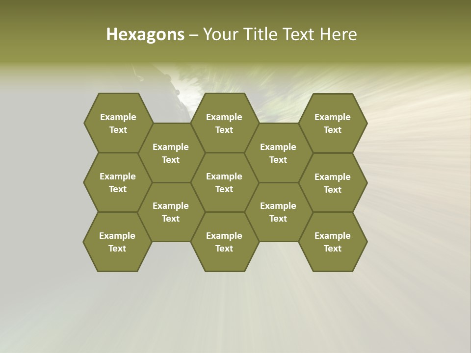 Transport Technology Race PowerPoint Template