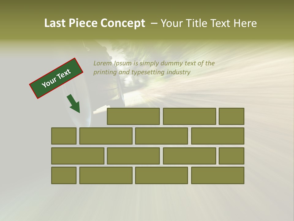 Transport Technology Race PowerPoint Template