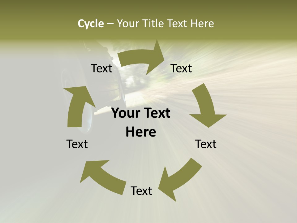 Transport Technology Race PowerPoint Template