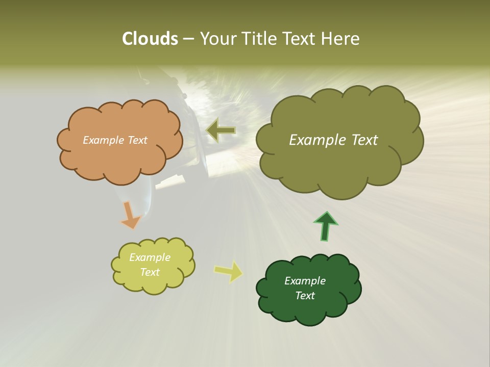 Transport Technology Race PowerPoint Template