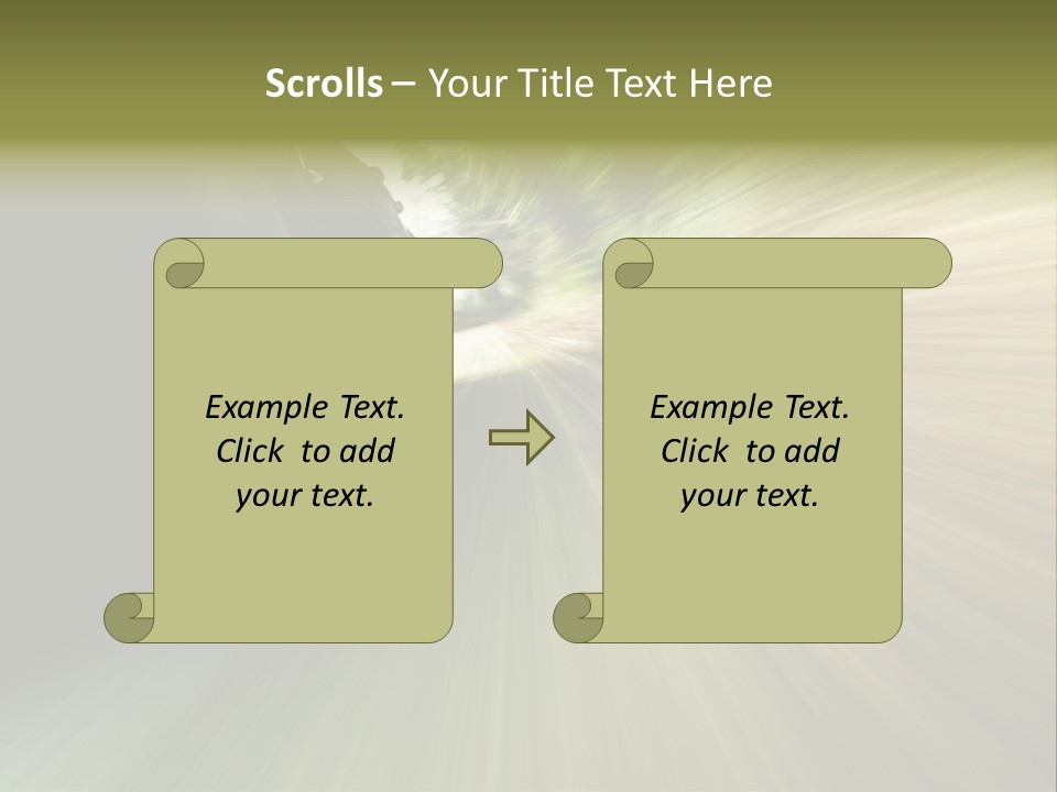 Transport Technology Race PowerPoint Template