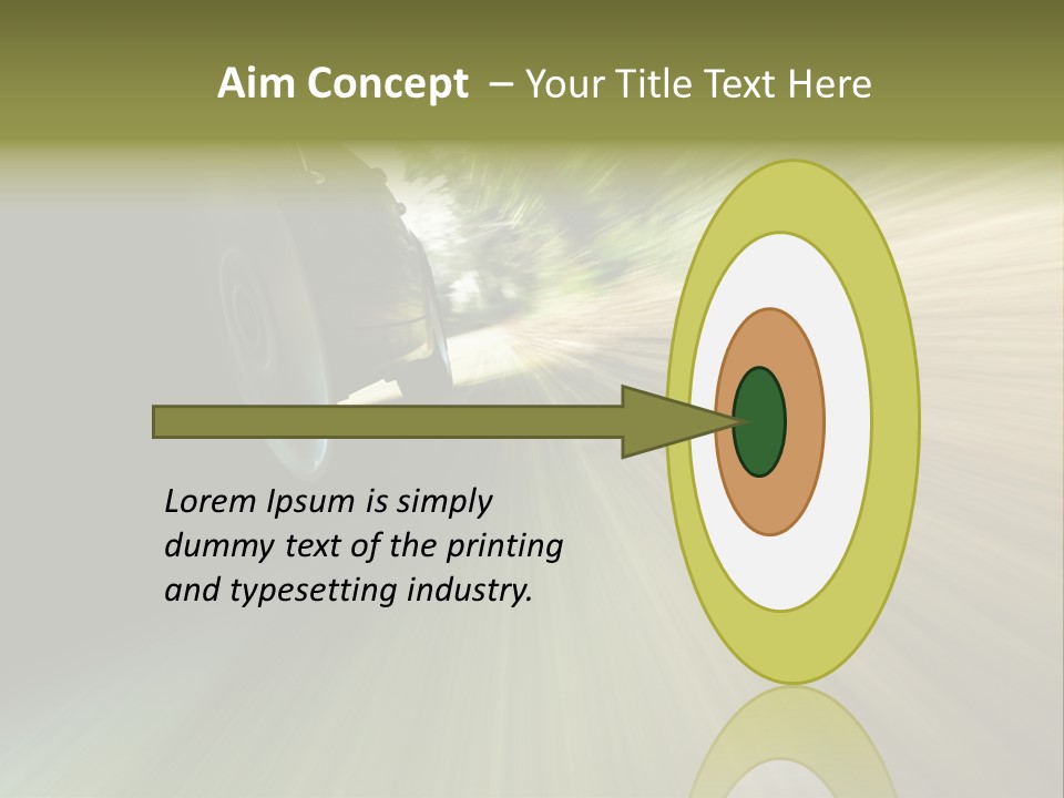 Transport Technology Race PowerPoint Template