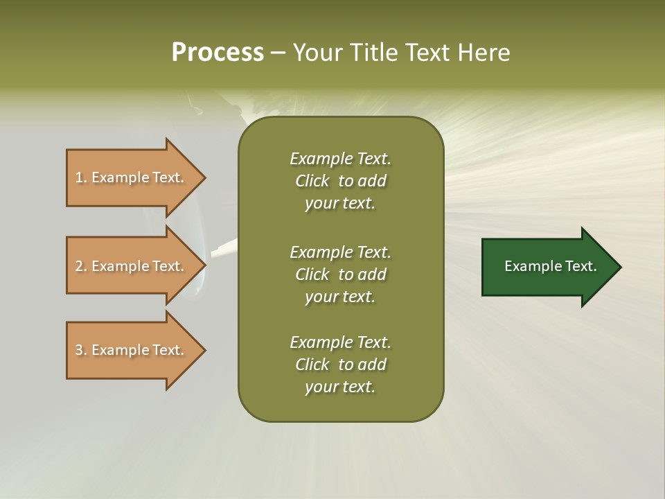 Transport Technology Race PowerPoint Template