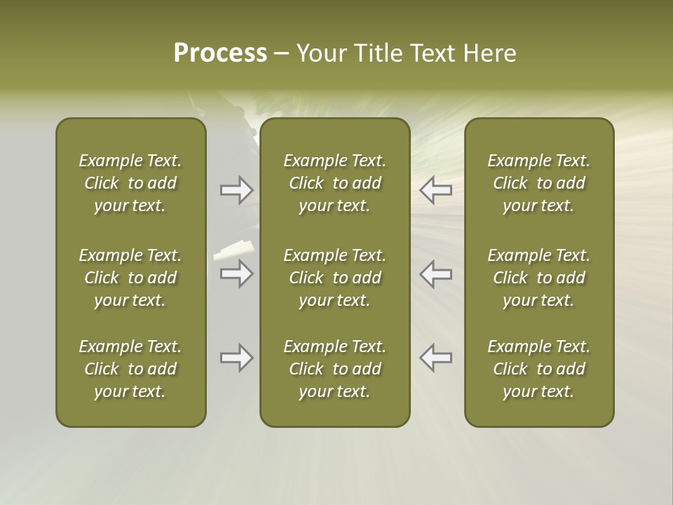 Transport Technology Race PowerPoint Template