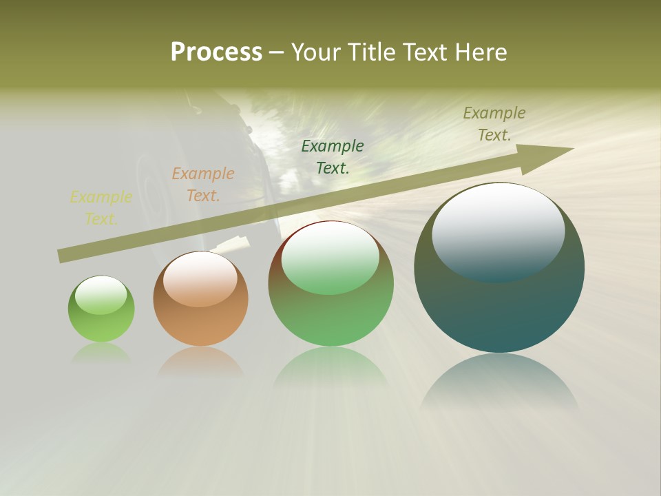 Transport Technology Race PowerPoint Template