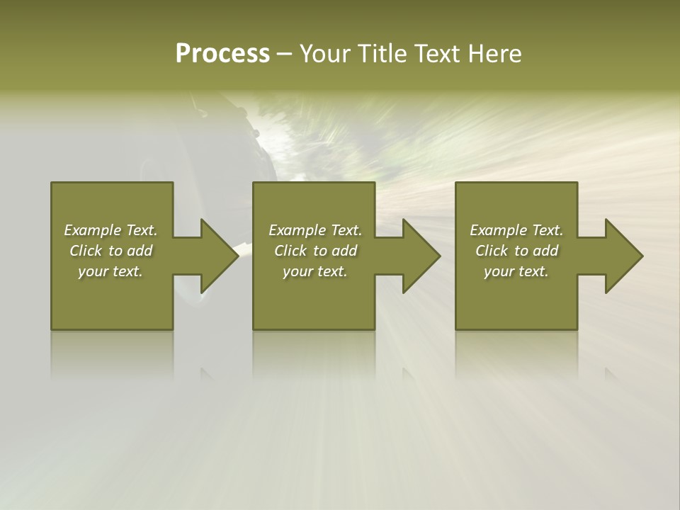 Transport Technology Race PowerPoint Template