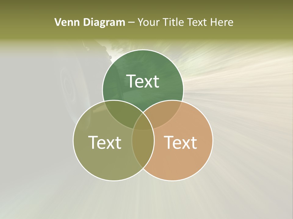 Transport Technology Race PowerPoint Template