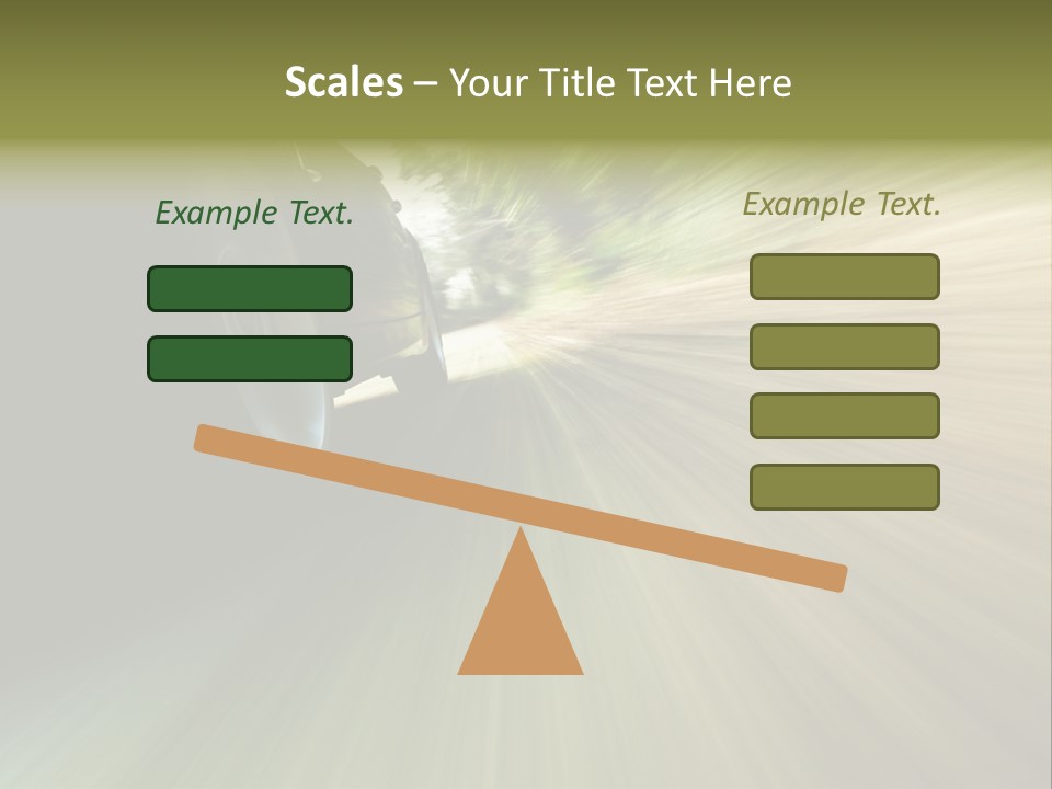 Transport Technology Race PowerPoint Template
