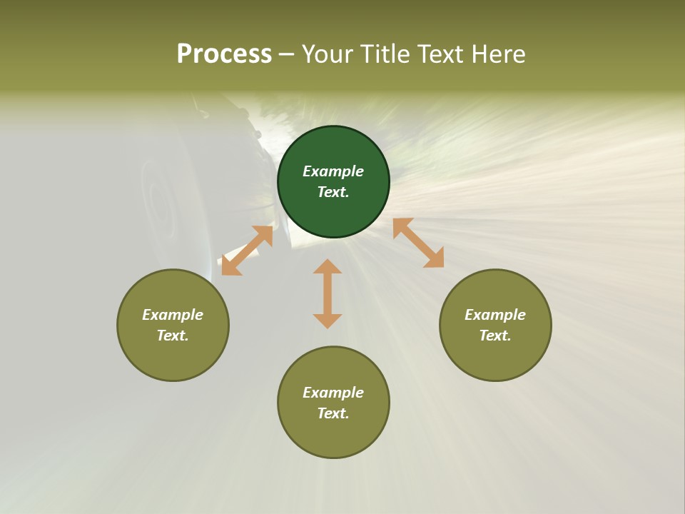Transport Technology Race PowerPoint Template