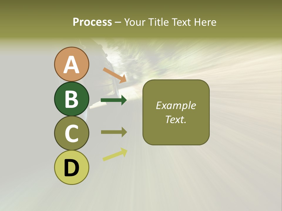 Transport Technology Race PowerPoint Template