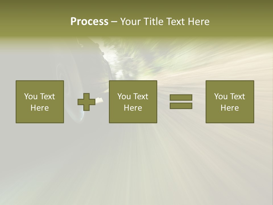 Transport Technology Race PowerPoint Template