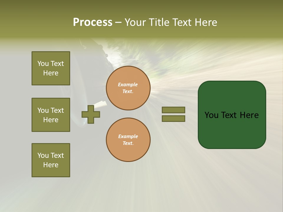Transport Technology Race PowerPoint Template