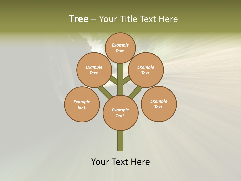 Transport Technology Race PowerPoint Template