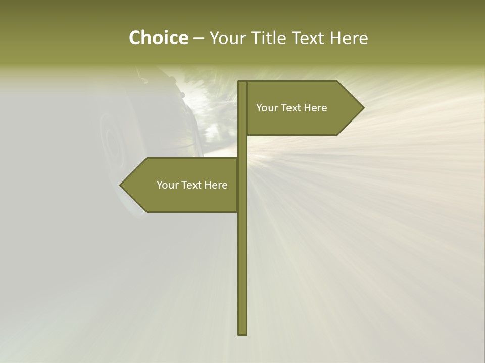 Transport Technology Race PowerPoint Template