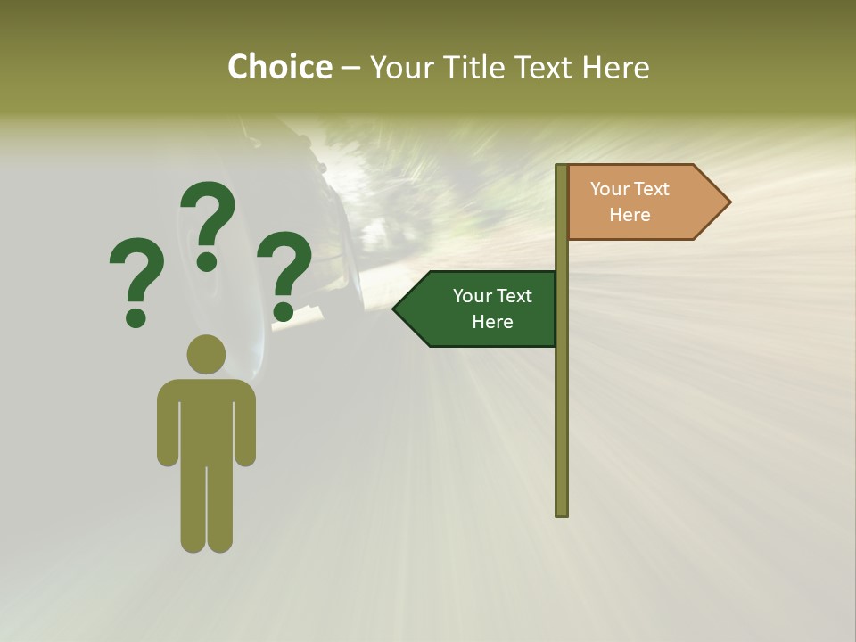 Transport Technology Race PowerPoint Template