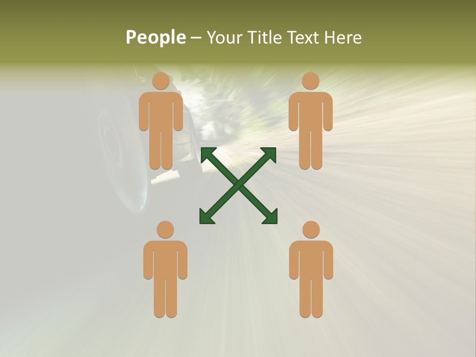 Transport Technology Race PowerPoint Template
