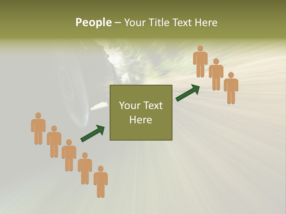 Transport Technology Race PowerPoint Template
