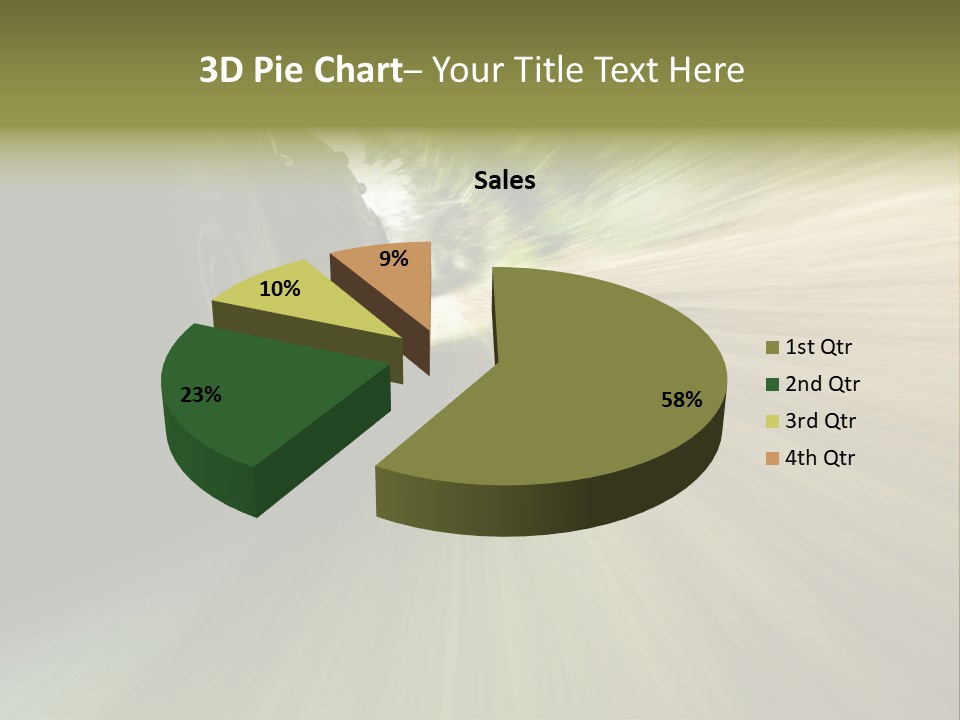Transport Technology Race PowerPoint Template