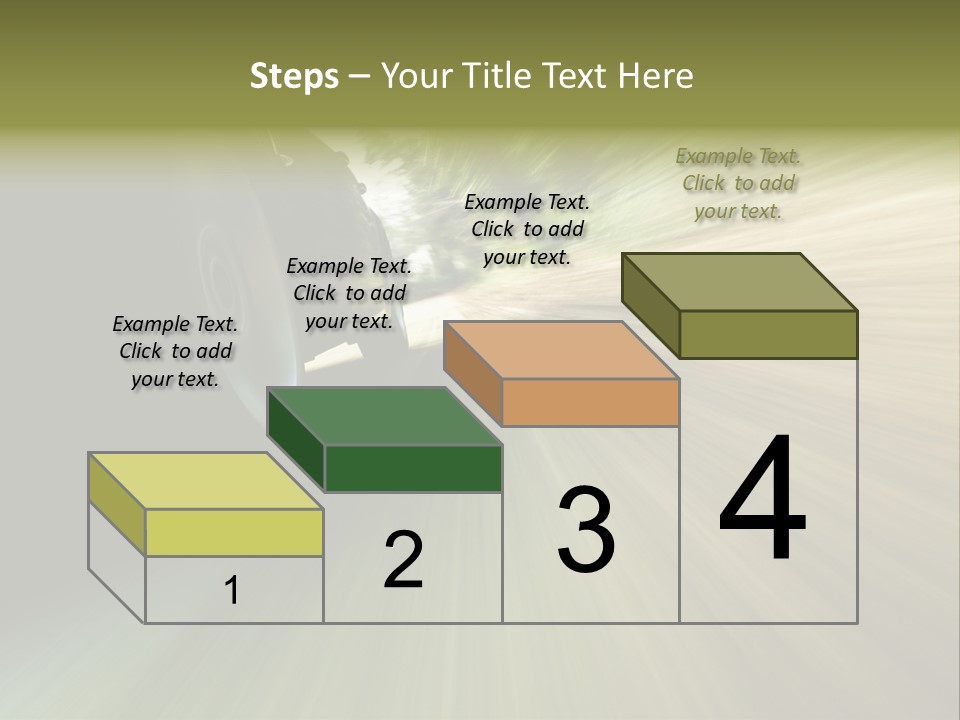 Transport Technology Race PowerPoint Template