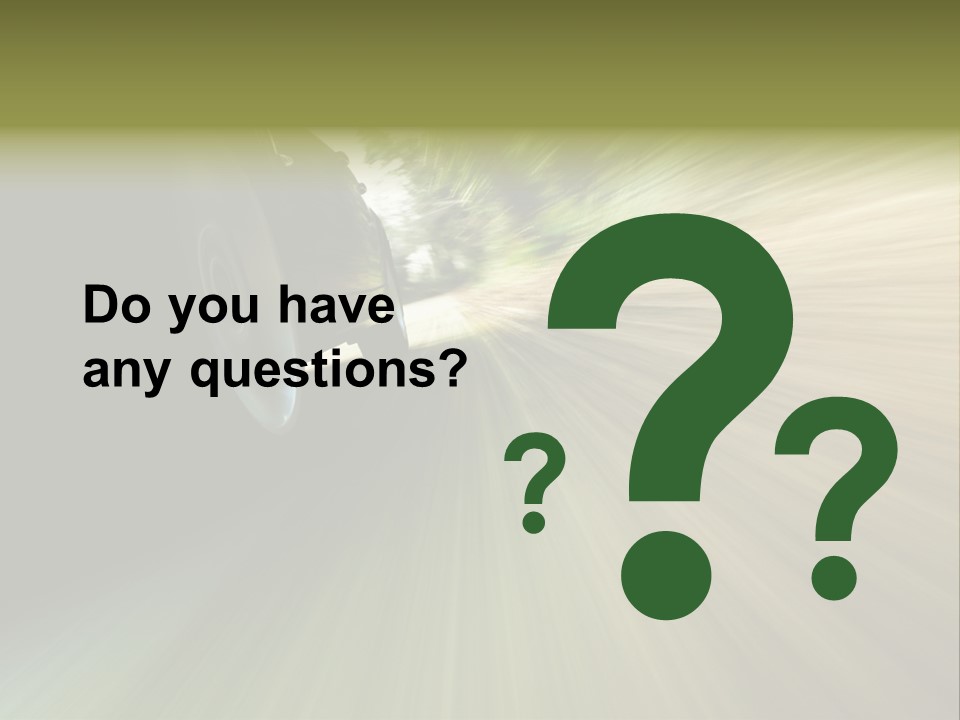 Transport Technology Race PowerPoint Template