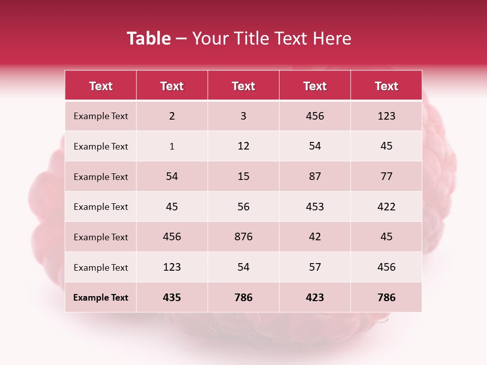 Vegetarian Nutrition Season PowerPoint Template