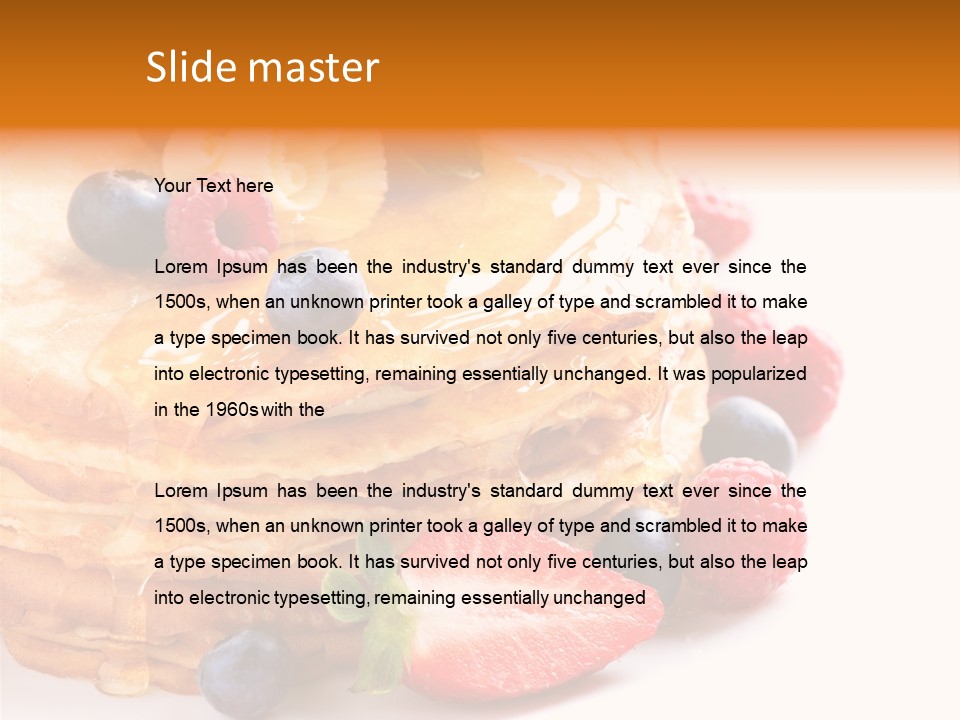 Close Honey French PowerPoint Template