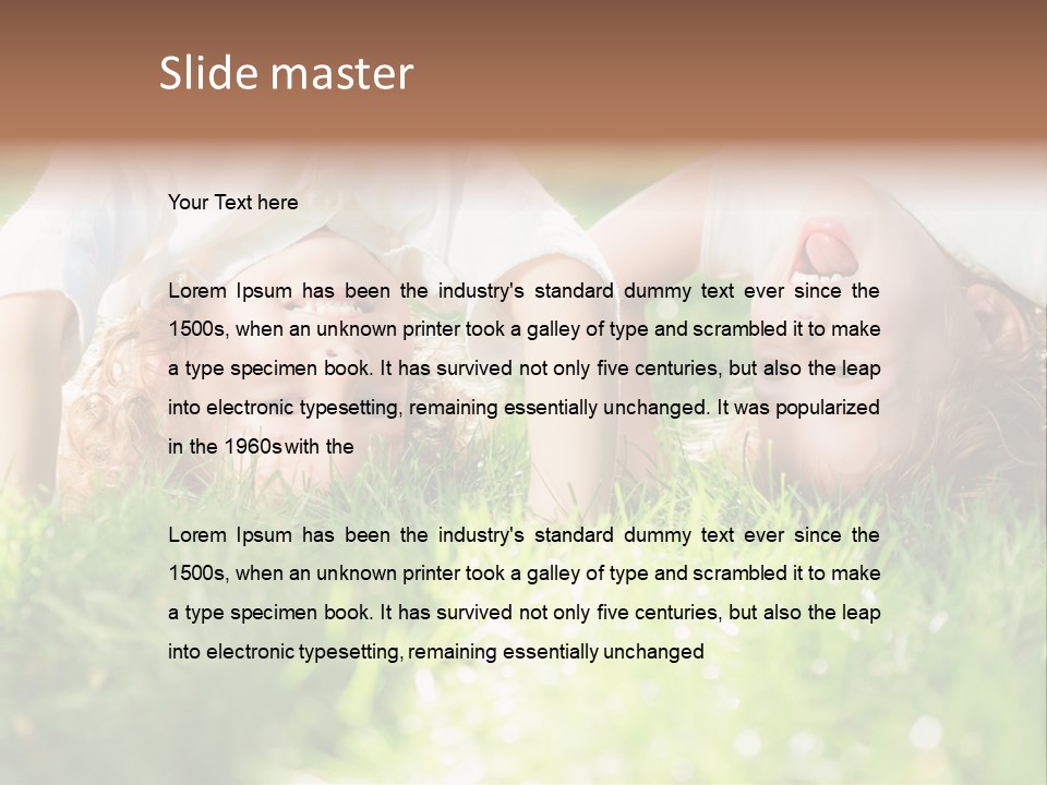 Concept Background Baby PowerPoint Template