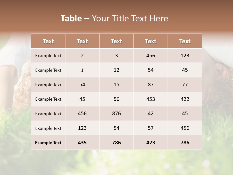 Concept Background Baby PowerPoint Template