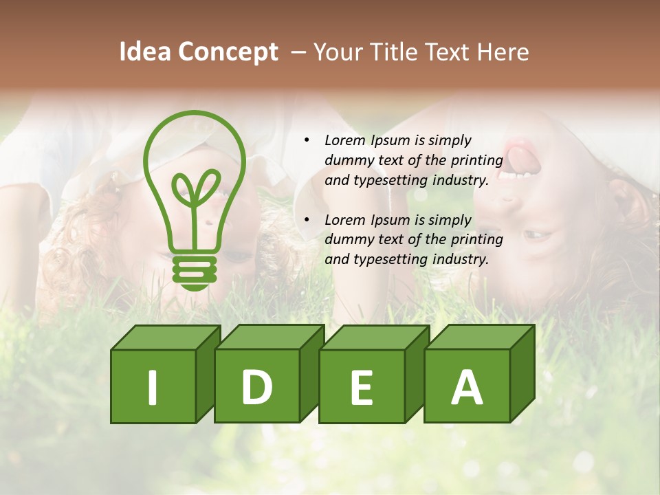 Concept Background Baby PowerPoint Template