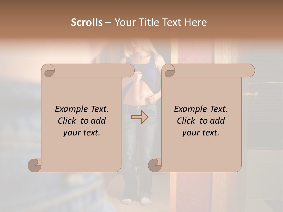 Beauty Unhealthy Obesity PowerPoint Template