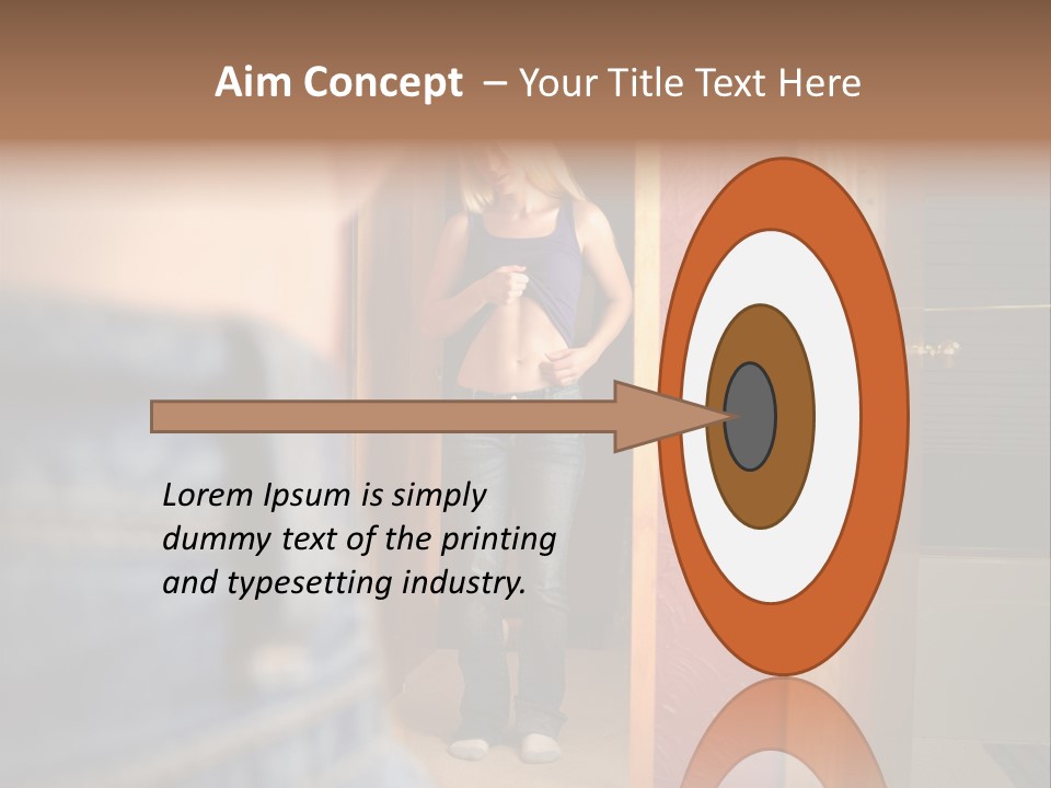 Beauty Unhealthy Obesity PowerPoint Template