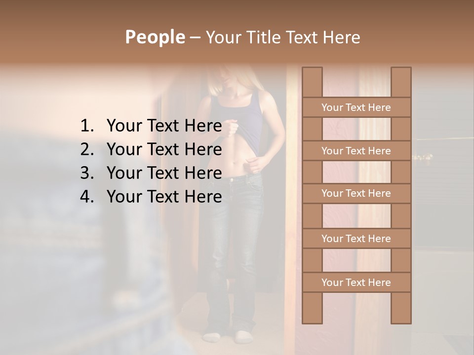 Beauty Unhealthy Obesity PowerPoint Template