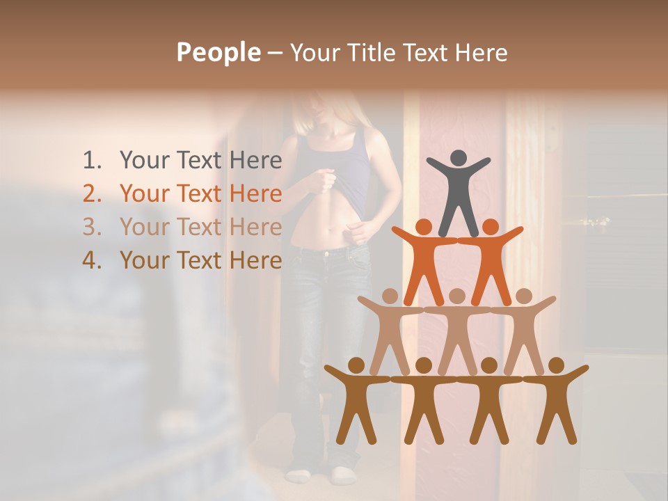 Beauty Unhealthy Obesity PowerPoint Template