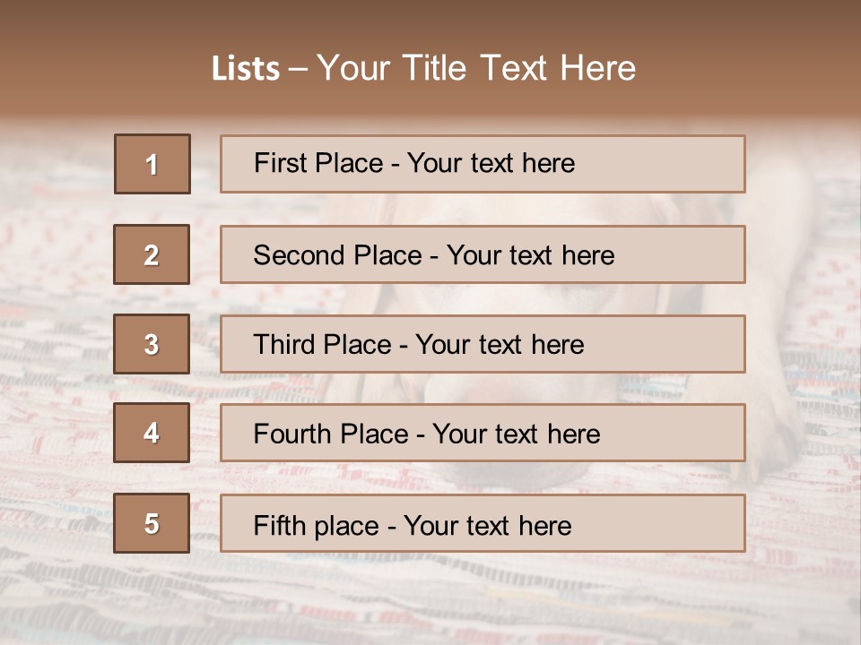 Home Resting Big PowerPoint Template