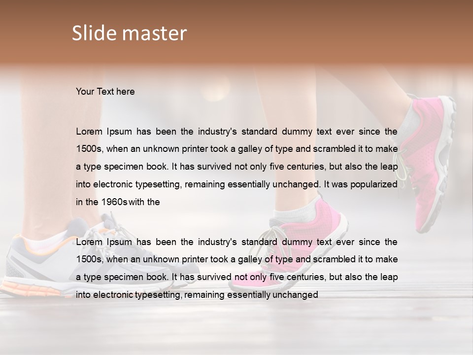 Run Male Dating PowerPoint Template