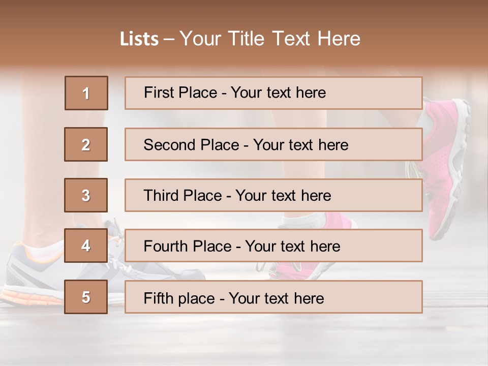 Run Male Dating PowerPoint Template