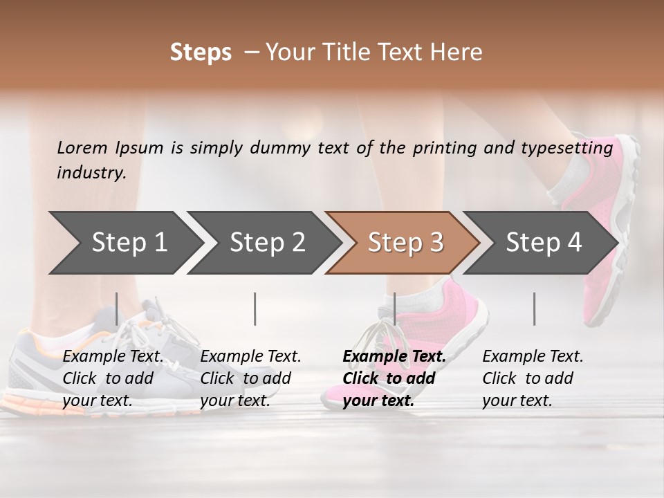 Run Male Dating PowerPoint Template