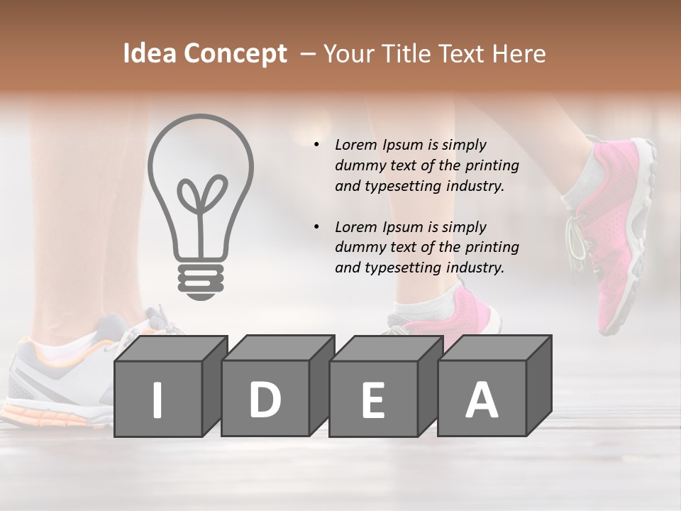 Run Male Dating PowerPoint Template