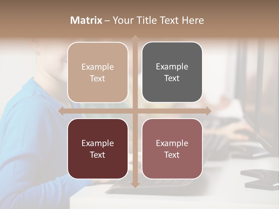 Cute Person Boy PowerPoint Template