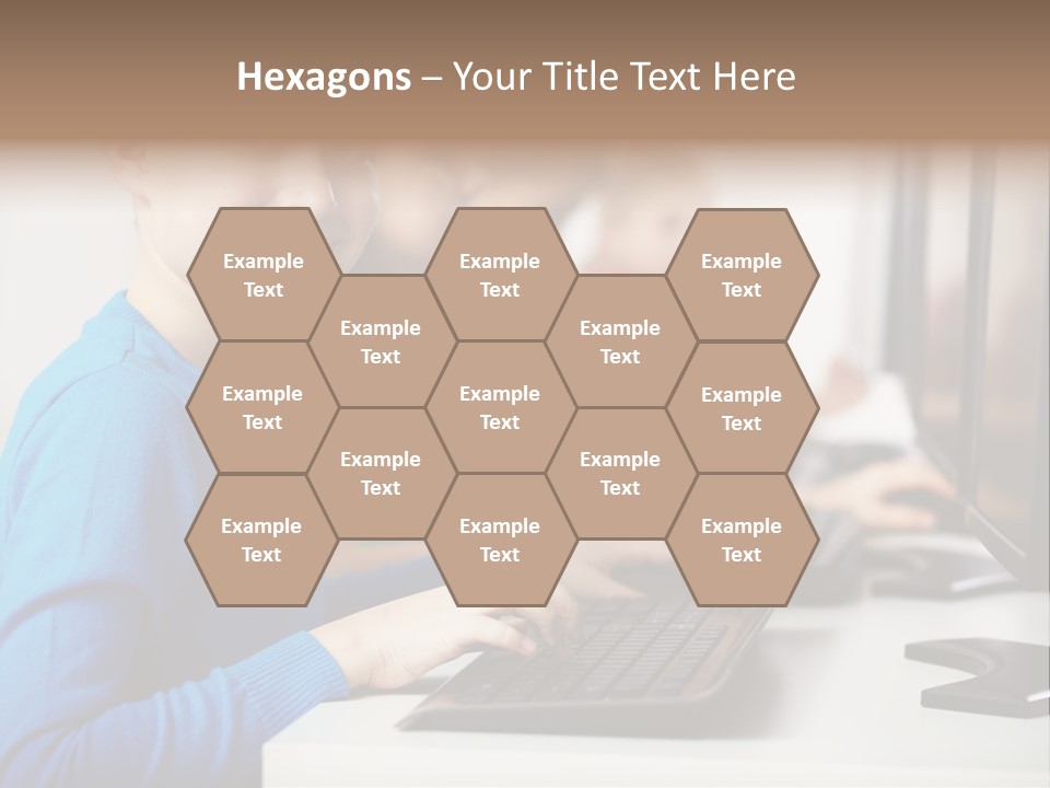 Cute Person Boy PowerPoint Template