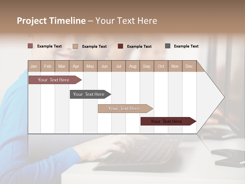 Cute Person Boy PowerPoint Template