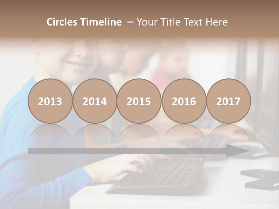 Cute Person Boy PowerPoint Template