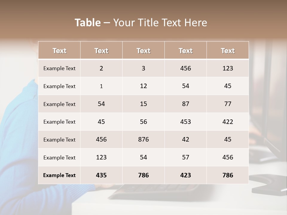 Cute Person Boy PowerPoint Template