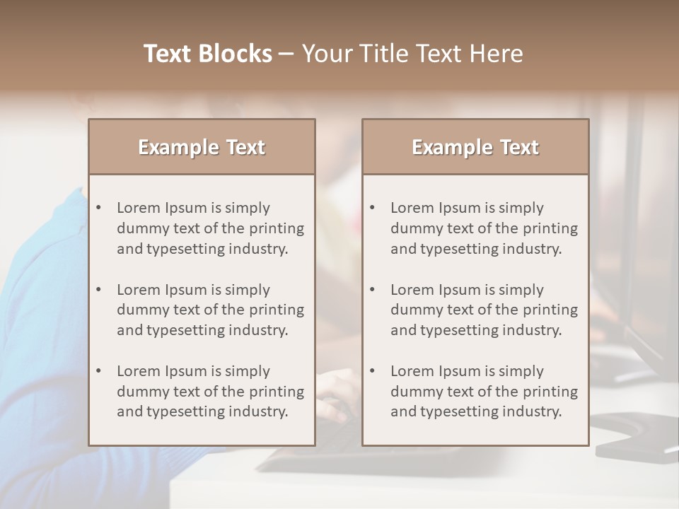 Cute Person Boy PowerPoint Template