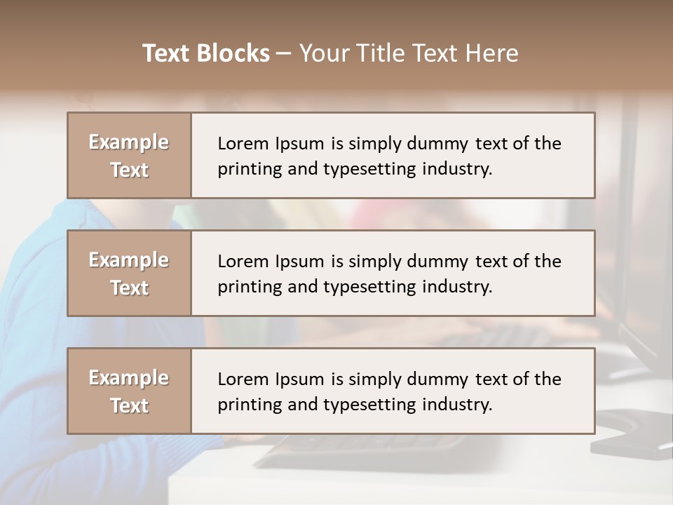 Cute Person Boy PowerPoint Template