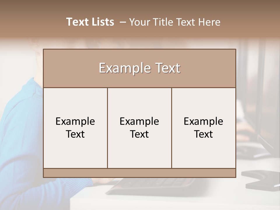 Cute Person Boy PowerPoint Template